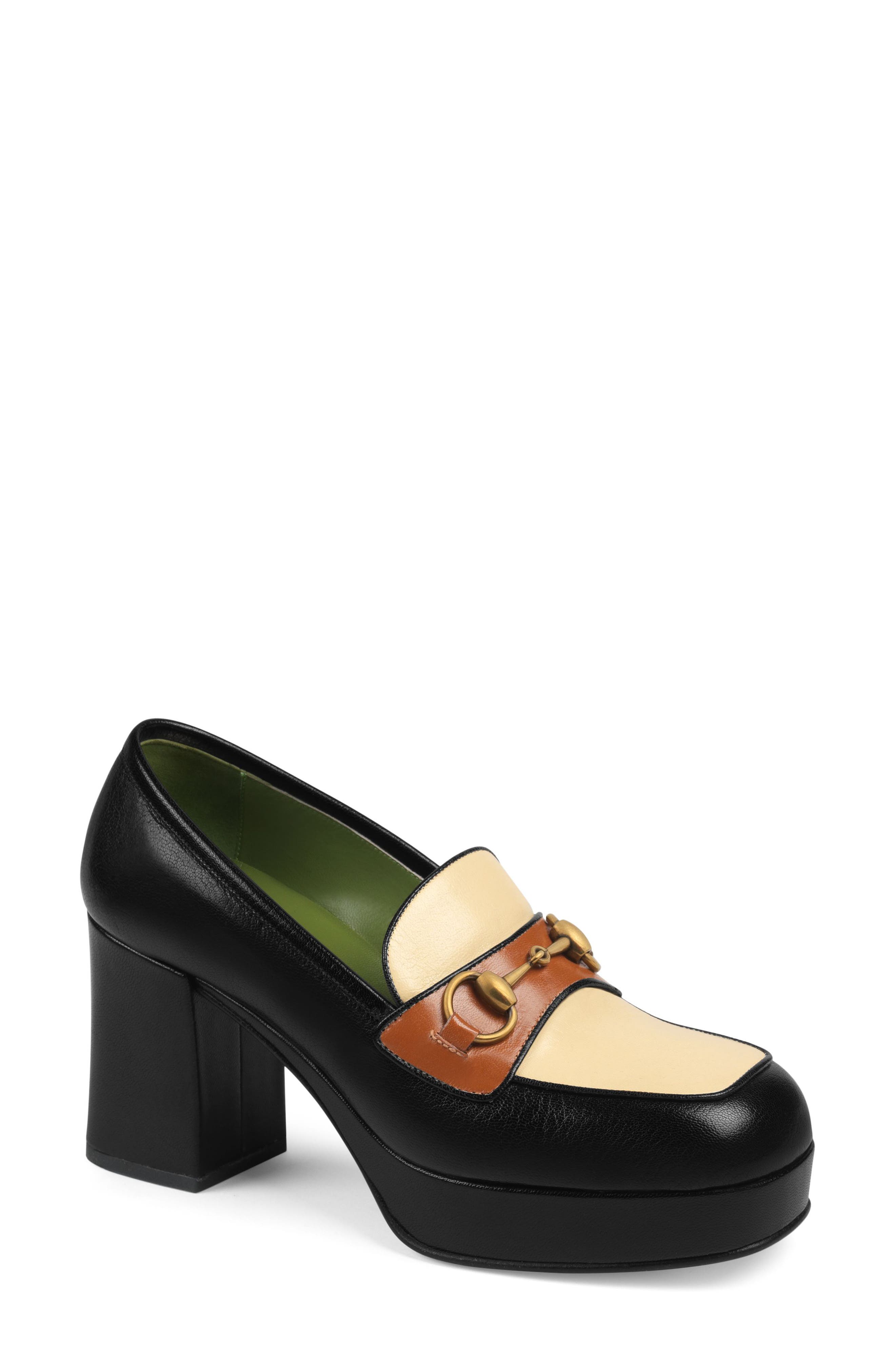 Gucci Houdan Platform Pump, Black