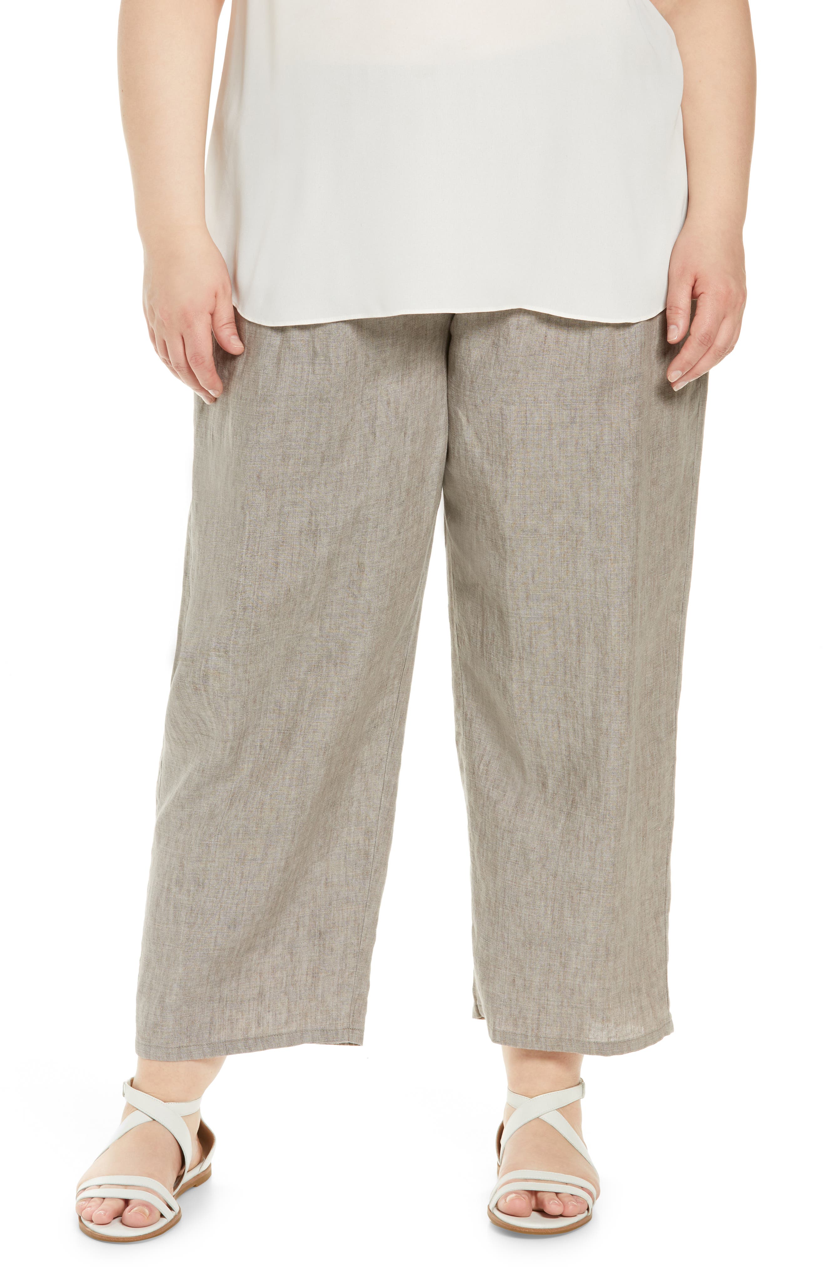 Eileen Fisher Organic Linen Straight 
