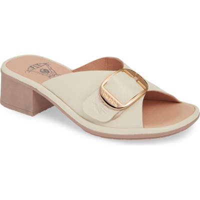Fly London Elax Slide Sandal, Ivory