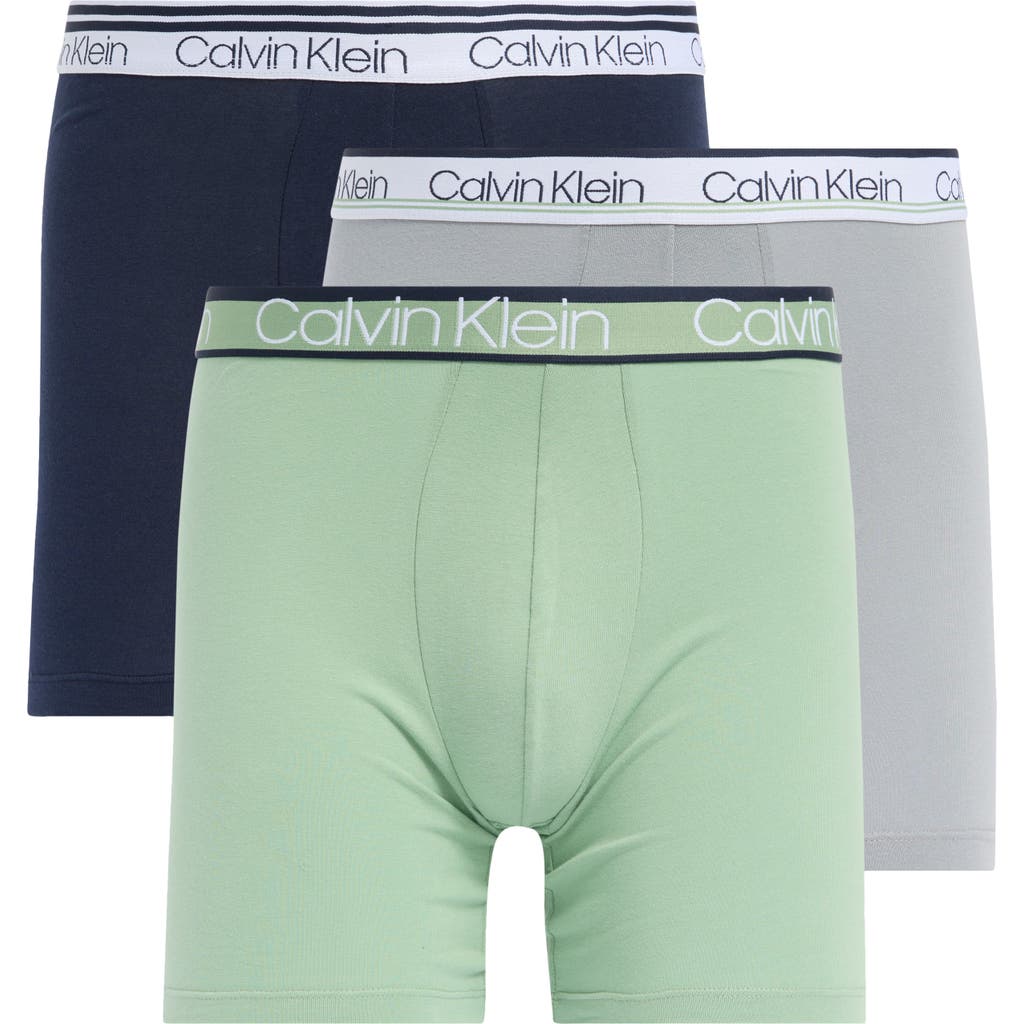 Calvin Klein Boxer Briefs In Green
