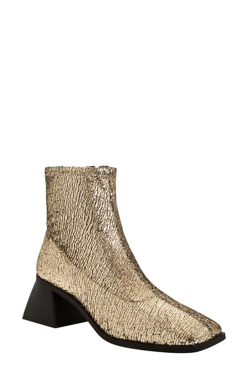 Shop Katy Perry Lolette Square Toe Bootie In Gold