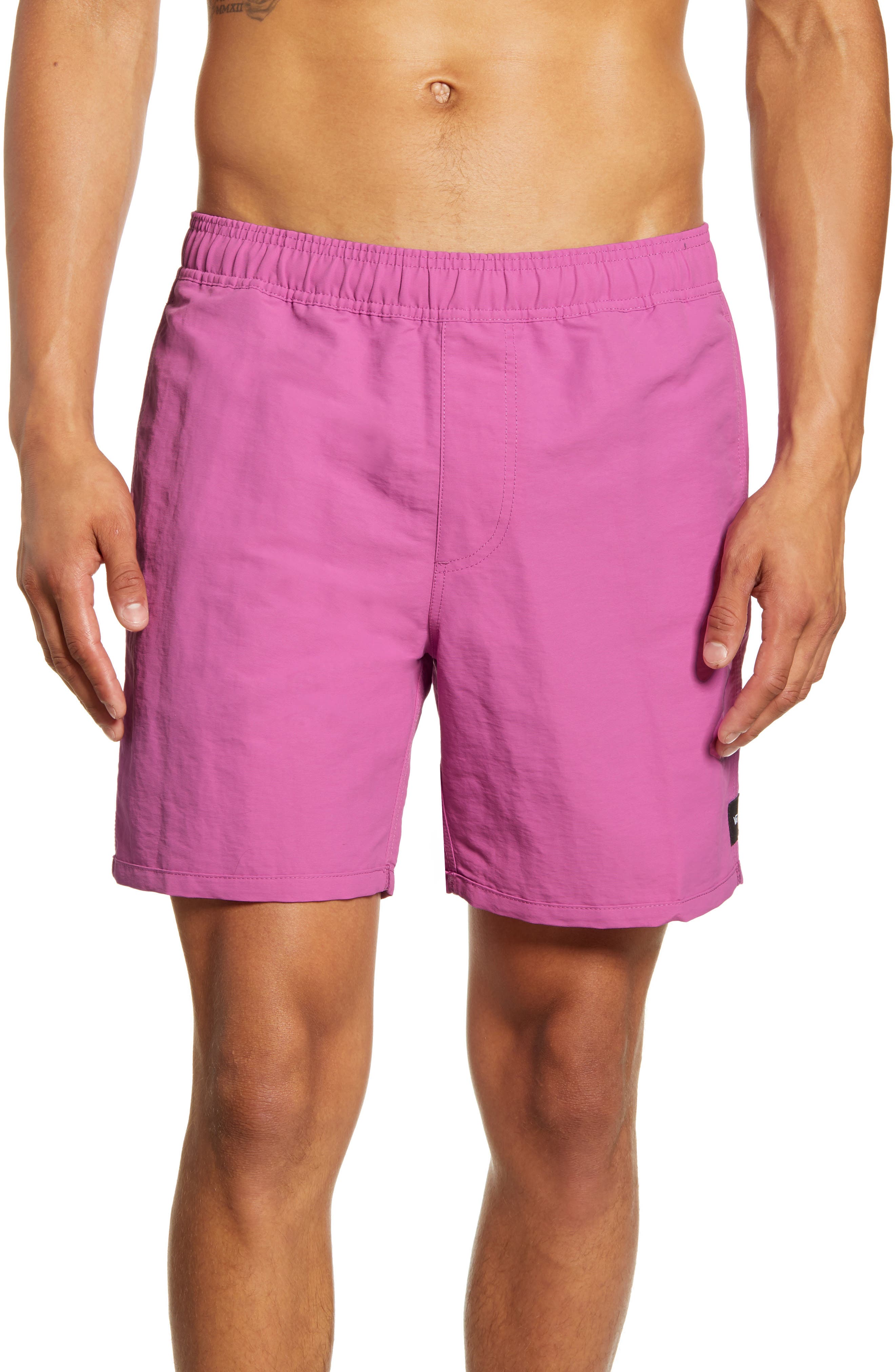Vans Stanton Volley Swim Trunks, Pink