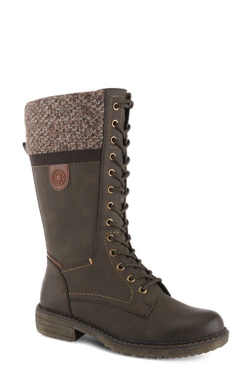 Spring Step Yosemite Water Resistant Boot In Dark Brown