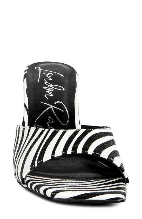 London Rag Roblux Mid Heel Sandals In Black