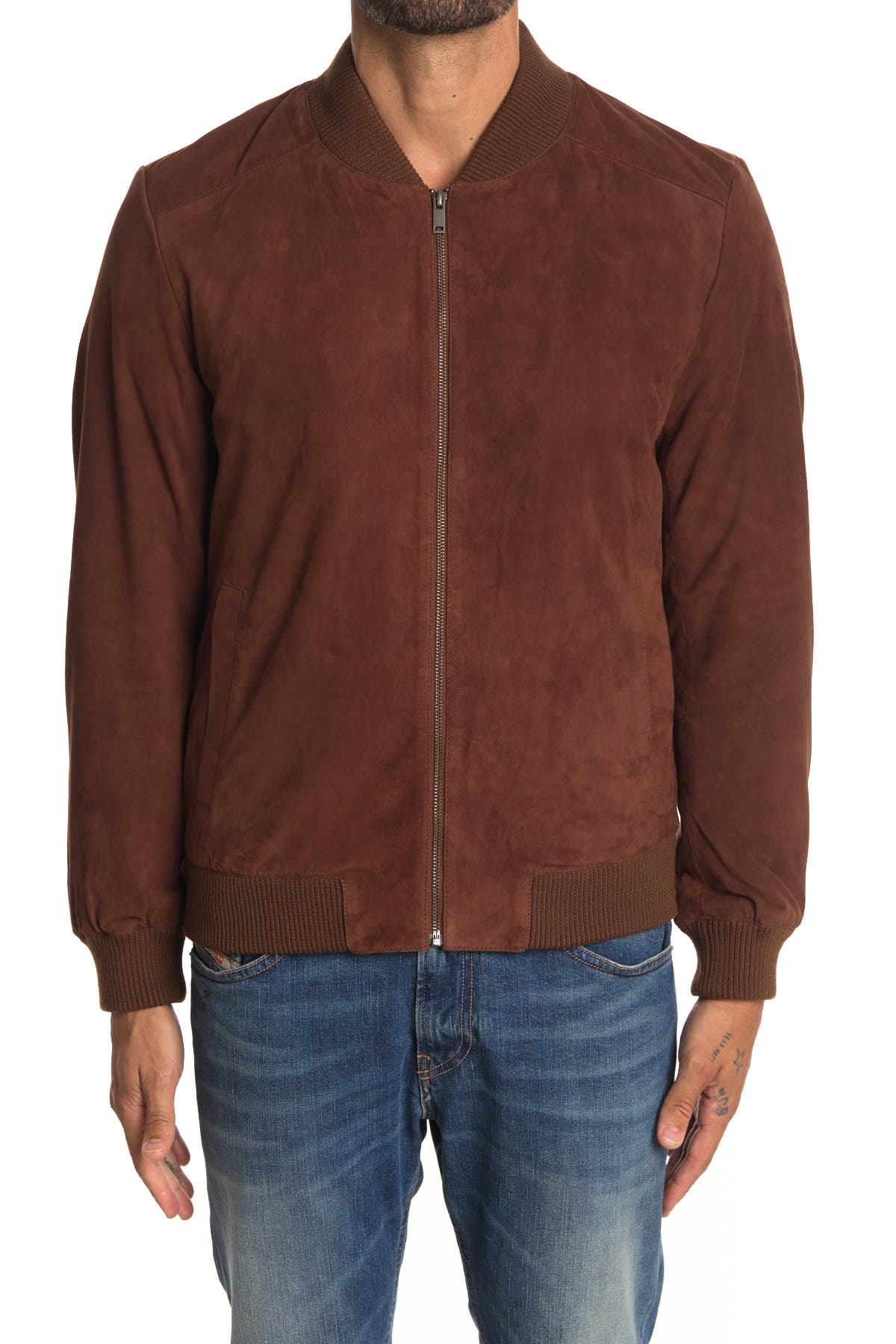 Slate & Stone | Suede Bomber Jacket | Nordstrom Rack