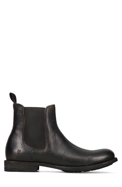 Frye Tyler Flex Chelsea Boot In Black Black