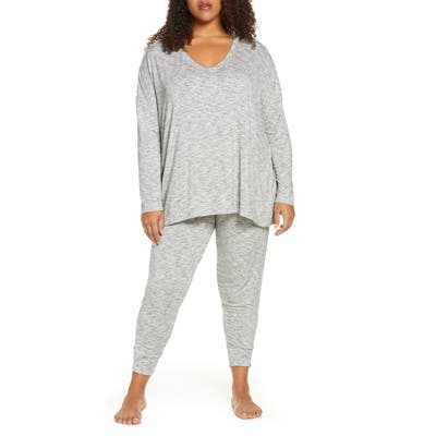 Plus Size Nordstrom Moonlight Pajamas, Grey