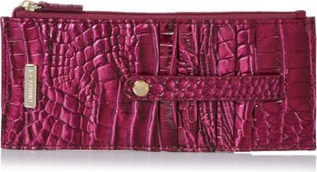 Brahmin Veronica Melbourne Embossed Leather Wallet for Women