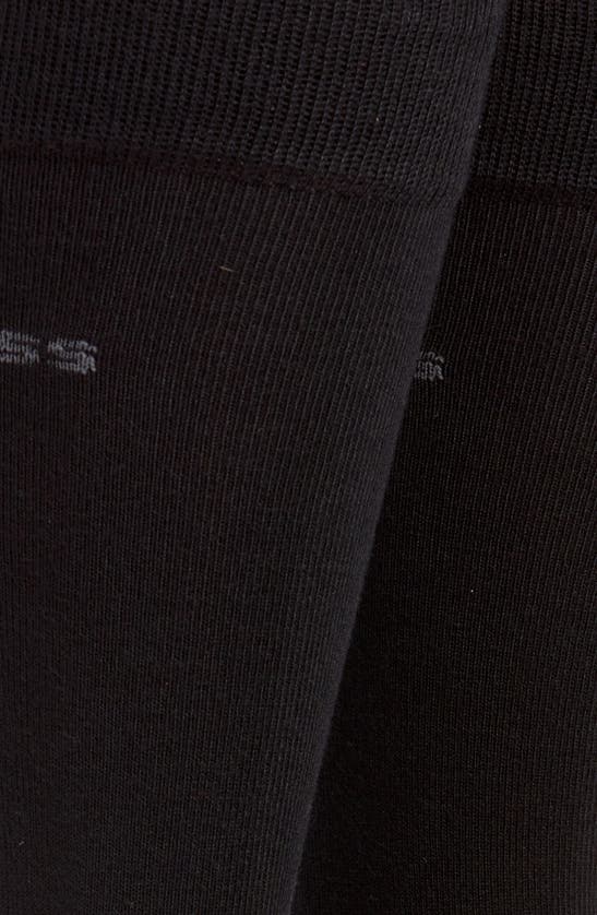 Shop Hugo Boss 2-pack Dress Socks In Black