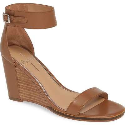 Linea Paolo Elodie Wedge Sandal, Brown