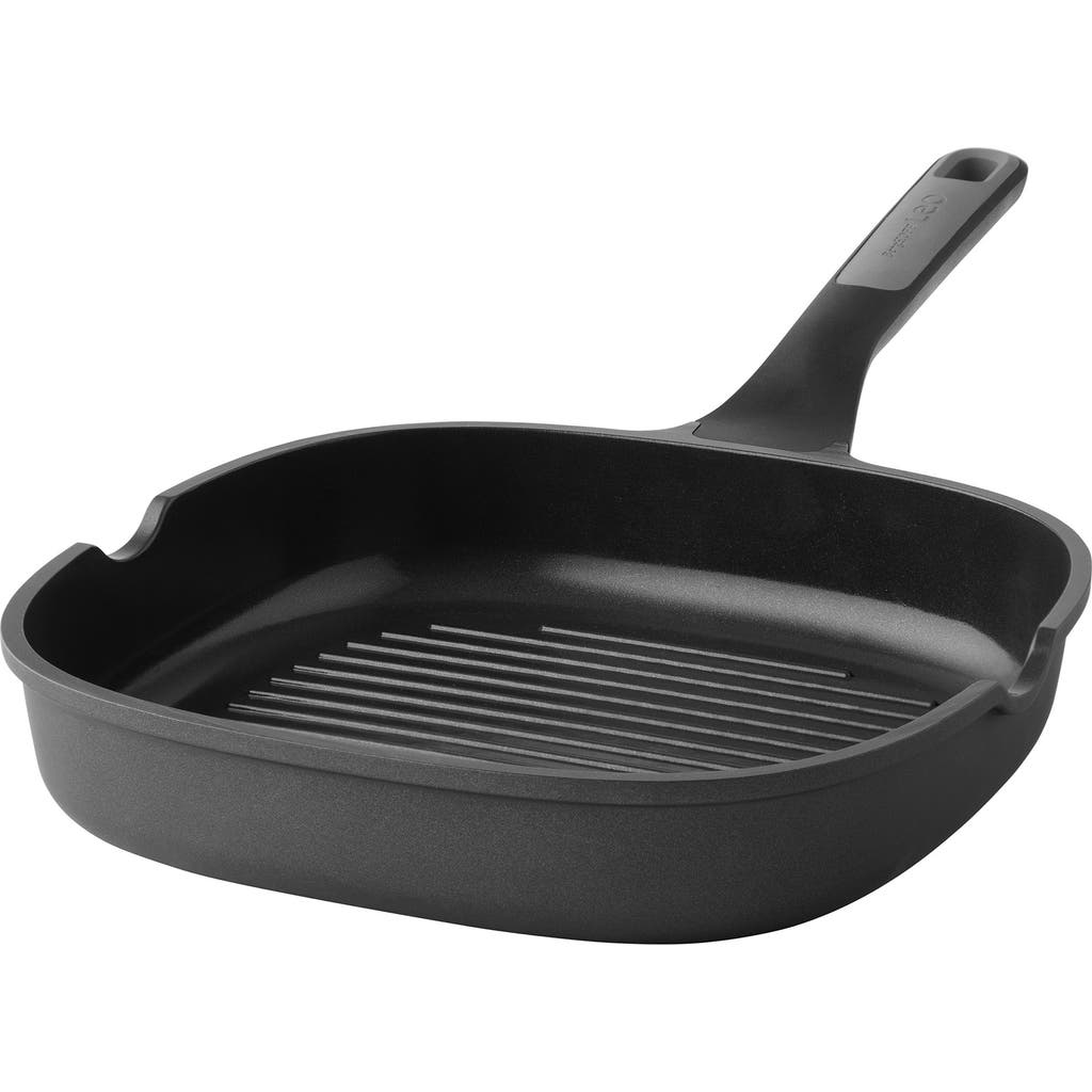 Berghoff Leo Stone Non-stick Grill Pan In Black