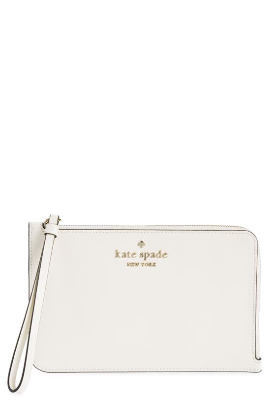 Kate Spade Cameron Medium Wristlet In Parchment