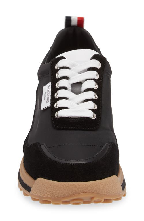 Shop Thom Browne Alumni Sneaker In Black