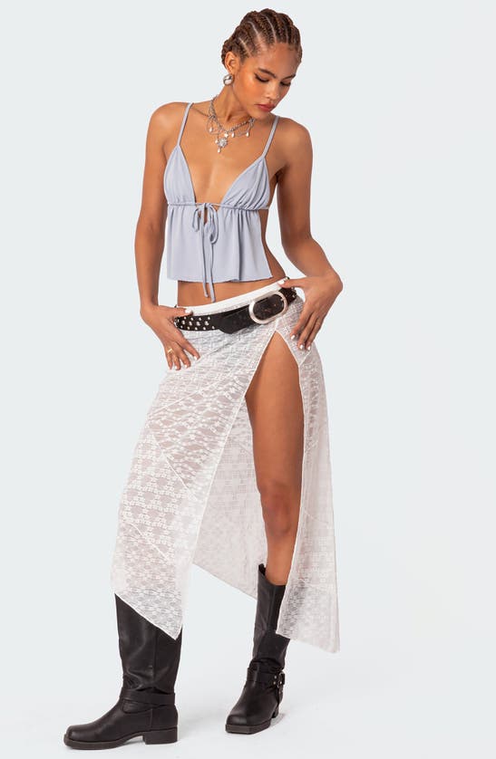 EDIKTED EDIKTED RYLEE TIE FRONT OPEN BACK CAMISOLE