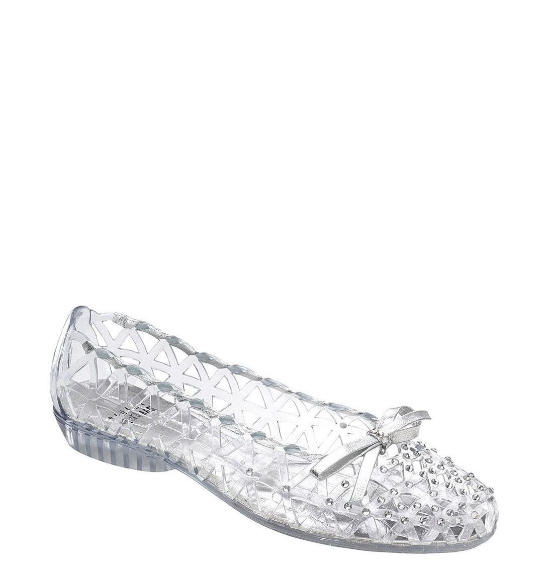 stuart weitzman crystal jelly sandals