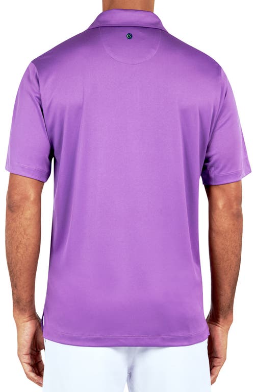 Construct Con.struct Solid Performance Golf Polo In Purple