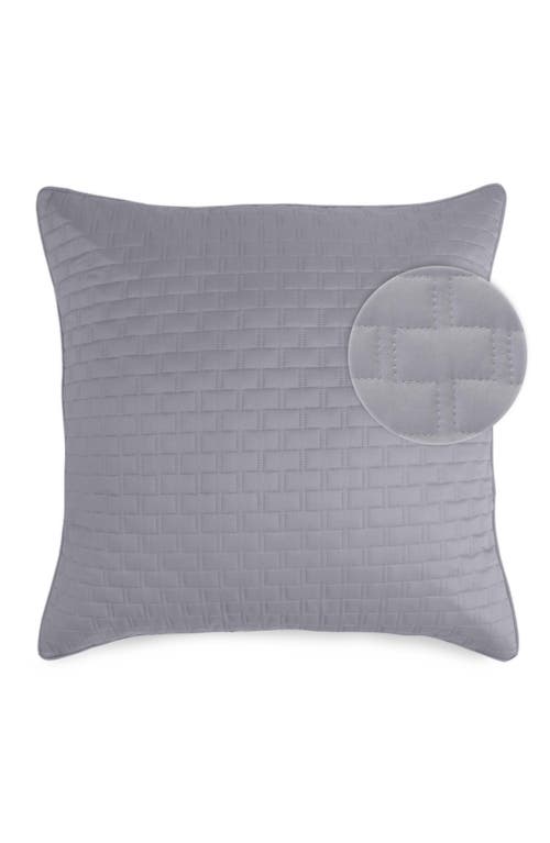 BedVoyage Quilted Euro Sham in Platinum at Nordstrom