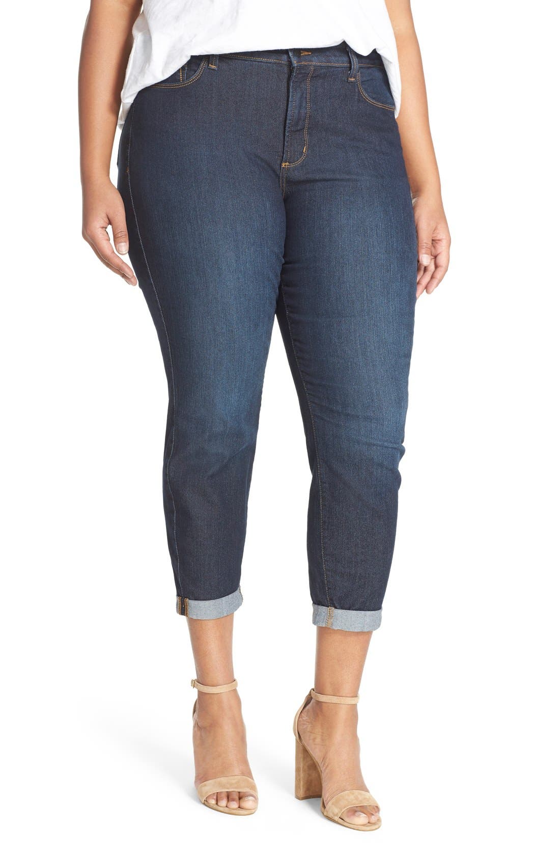 NYDJ Womens Anabelle Skinny Boyfriend Jeans