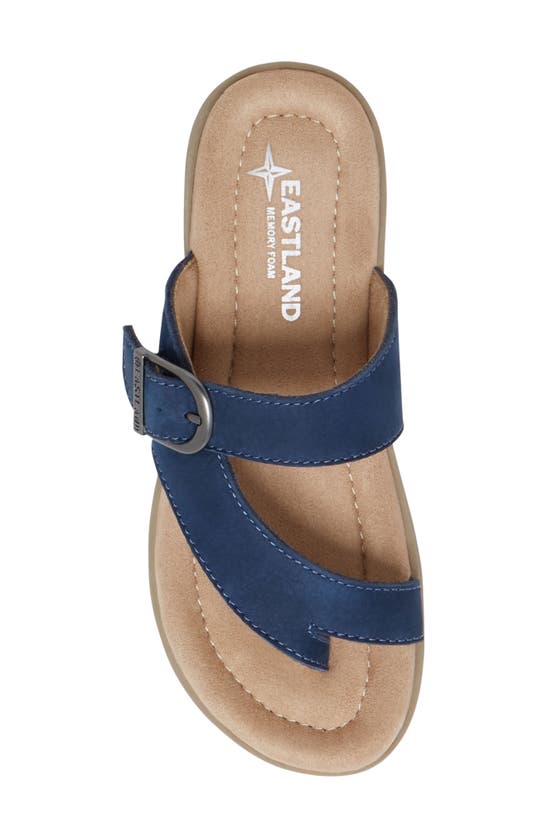 Shop Eastland Tahiti Ii Slide Sandal In Navy