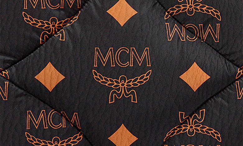 Shop Mcm Large Aren Quilted Pouch In Black