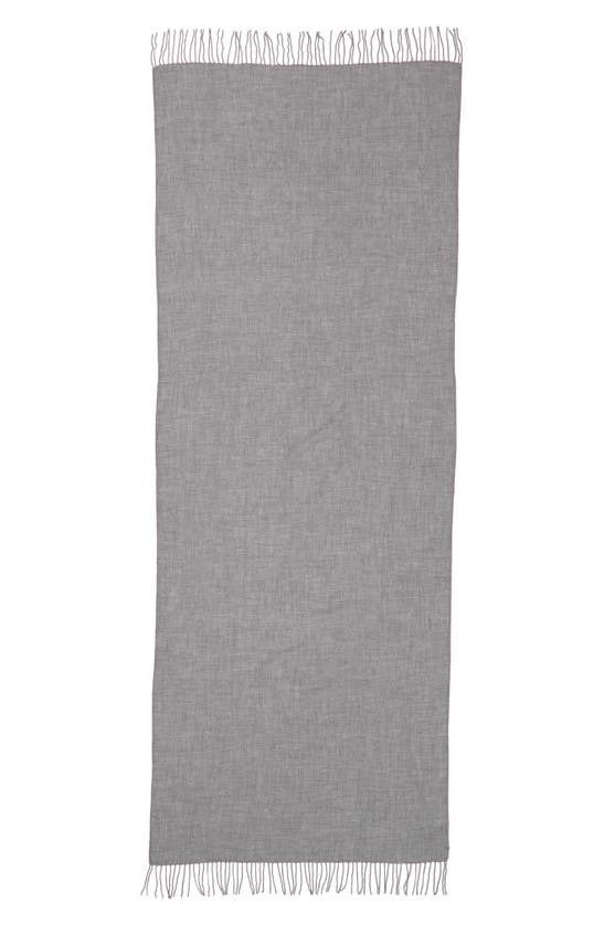 Shop Nordstrom Tissue Weight Wool & Cashmere Scarf In Grey Medium Heather
