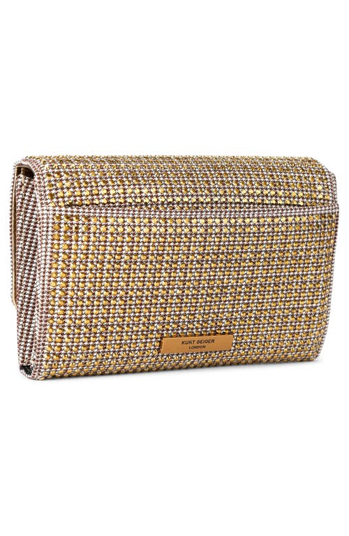 Kurt Geiger London Kensington Wallet On A Chain In Beige