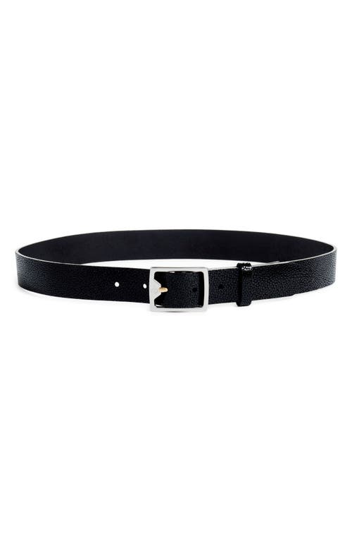 Boyfriend 2.0 Leather Belt in Black