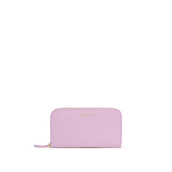 Teddy Blake Zipwallet Stampato in Lilac Cover