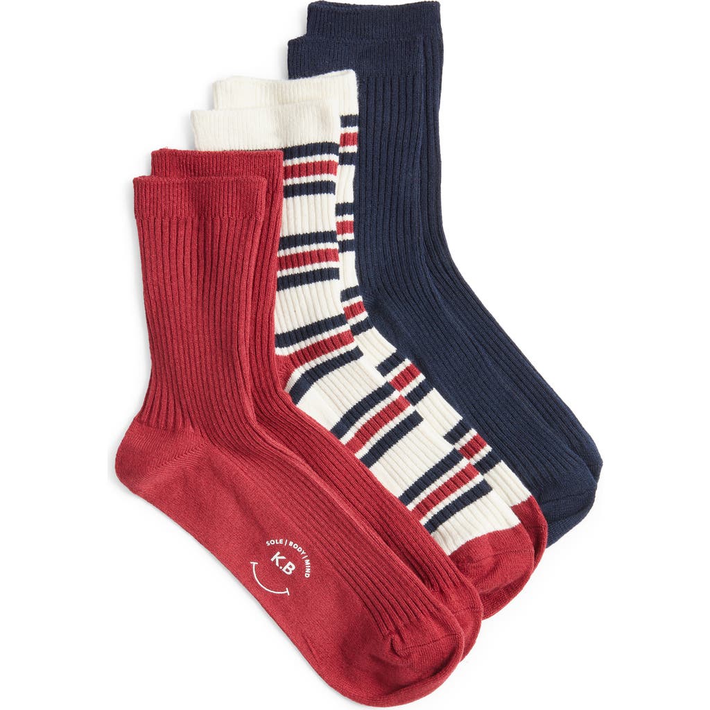 K. Bell Socks K Bell Socks Clyde Stripe Crew Socks In Assorted
