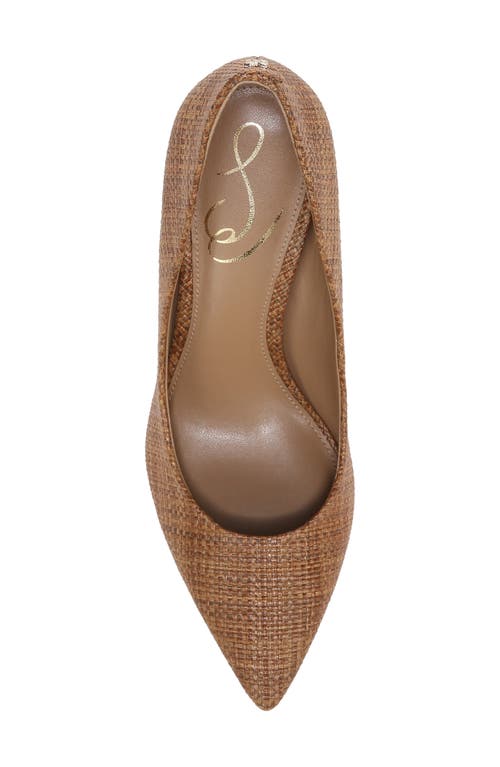 Sam Edelman Hazel Pointed Toe Pump In Cuoio