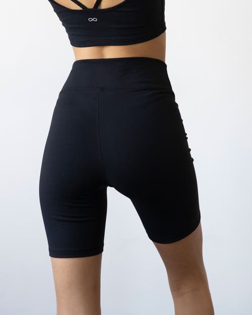 Shop Rebody Active Vendetta Cloudlux Biker Shorts 7" In Metropolis Black