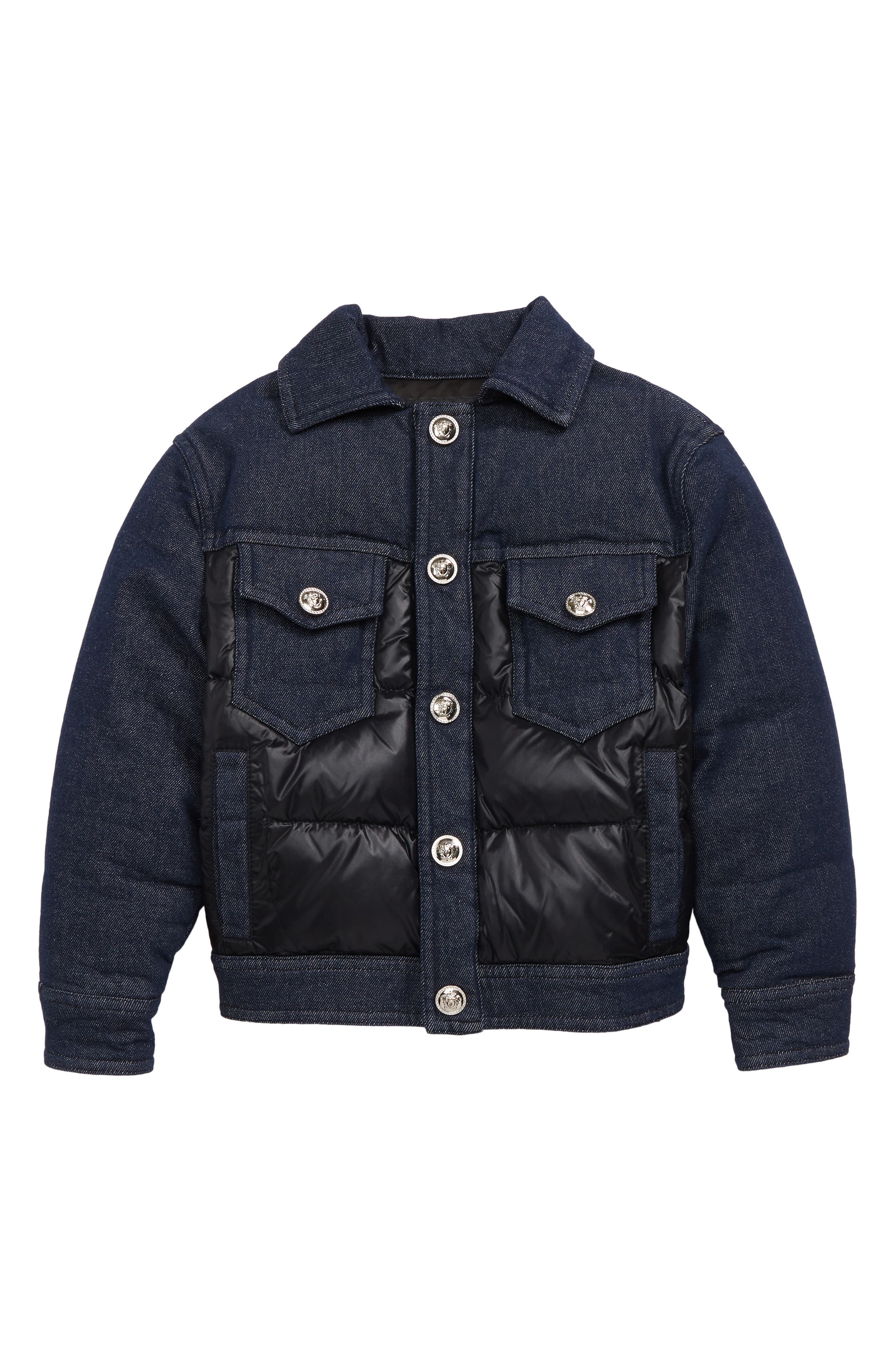 puffer trucker jacket