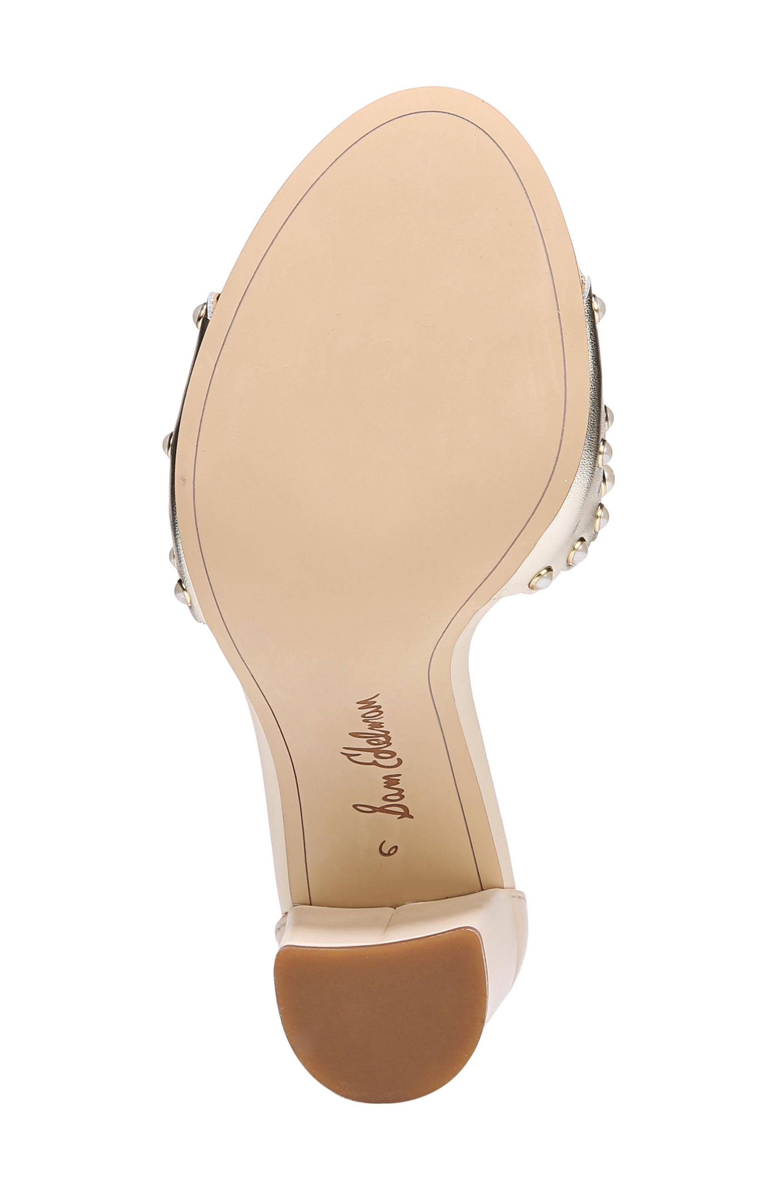 sam edelman yaria studded block heel sandal