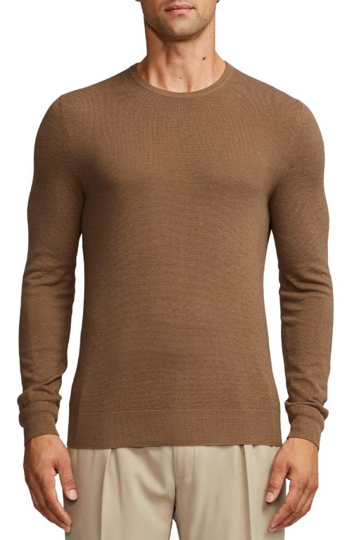 Ralph Lauren Purple Label Silk & Cotton Sweater Taupe at Nordstrom,