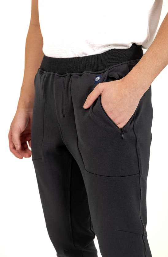 Pino By Pinoporte Cotton Blend Joggers In Black