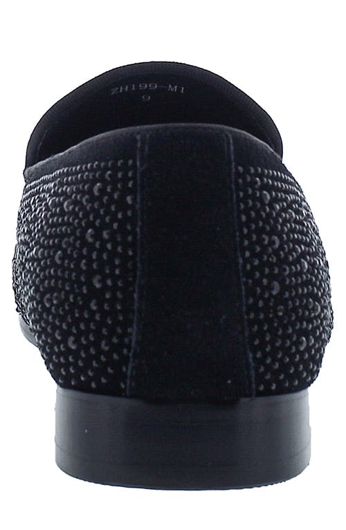 Robert Graham Ansel Smoking Slipper In Black