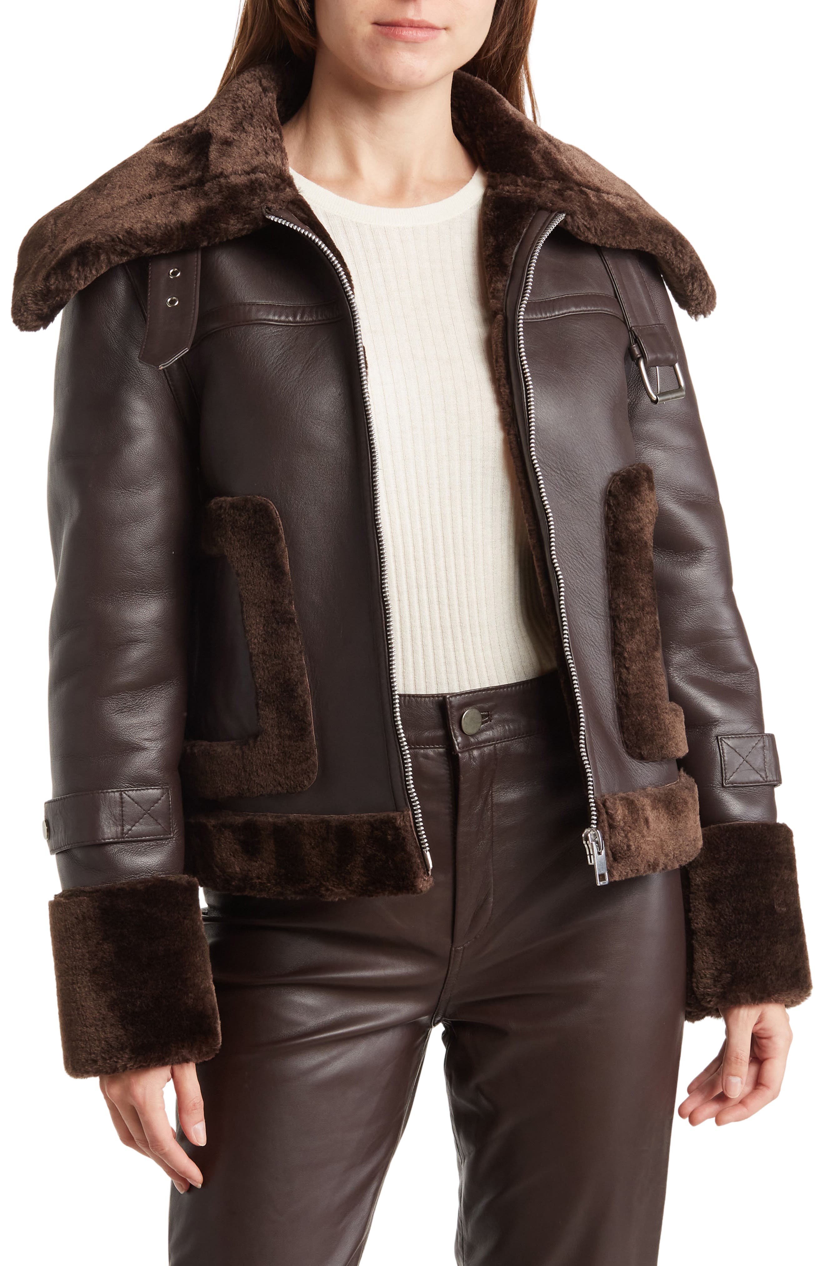 Walter Baker Lianna Faux Fur Trim 