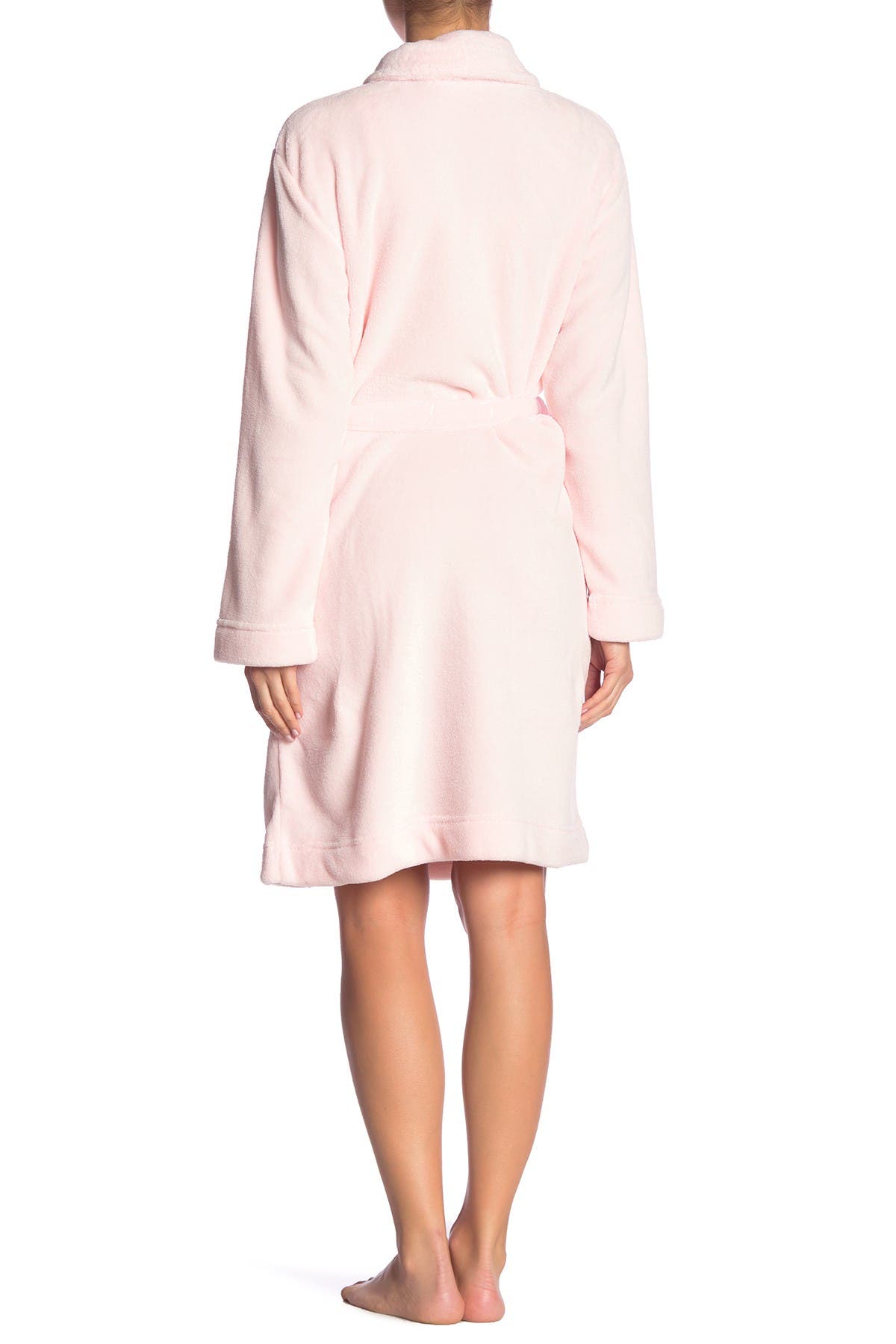 calvin klein plush shawl collar robe