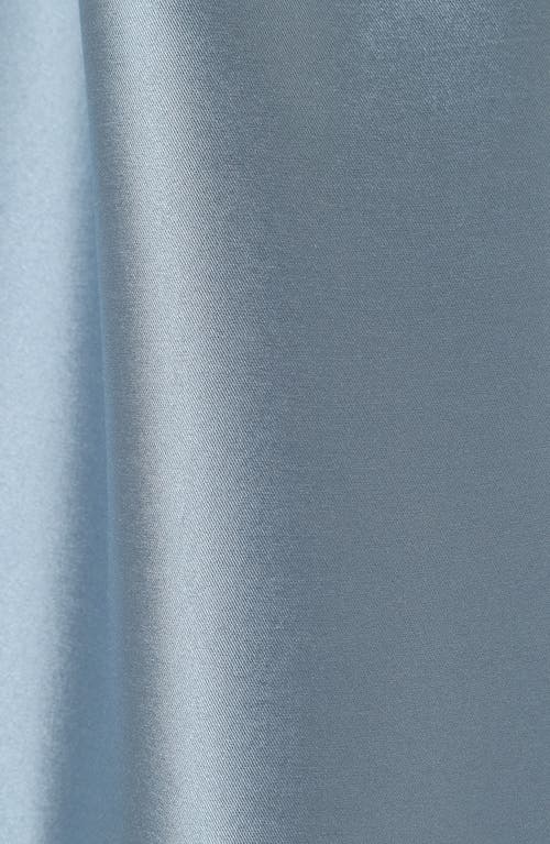 Petal And Pup Petal & Pup Betina Bow One-shoulder Gown In Blue