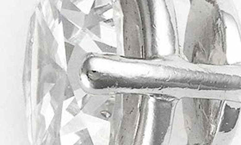 Nordstrom Cubic Zirconia Earrings In Platinum
