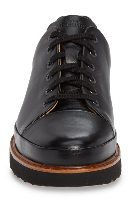 Shop Samuel Hubbard Dressfast Plain Toe Oxford In Black/black