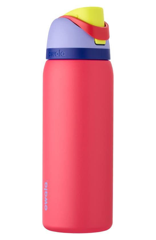 Owala Freesip Stainless Steel Water Bottle In Poolside Punch