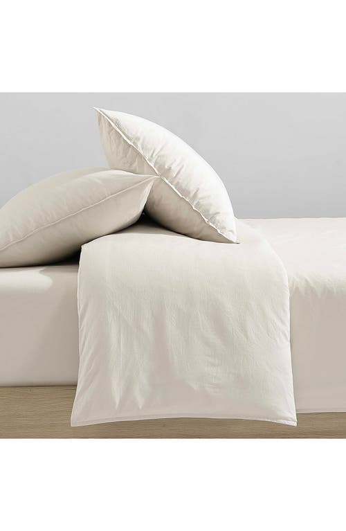 Calvin Klein Washed Percale Duvet & Shams Set In Beige/tan