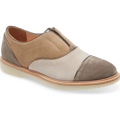 Johnston & Murphy Francine Laceless Slip-On Oxford, Beige