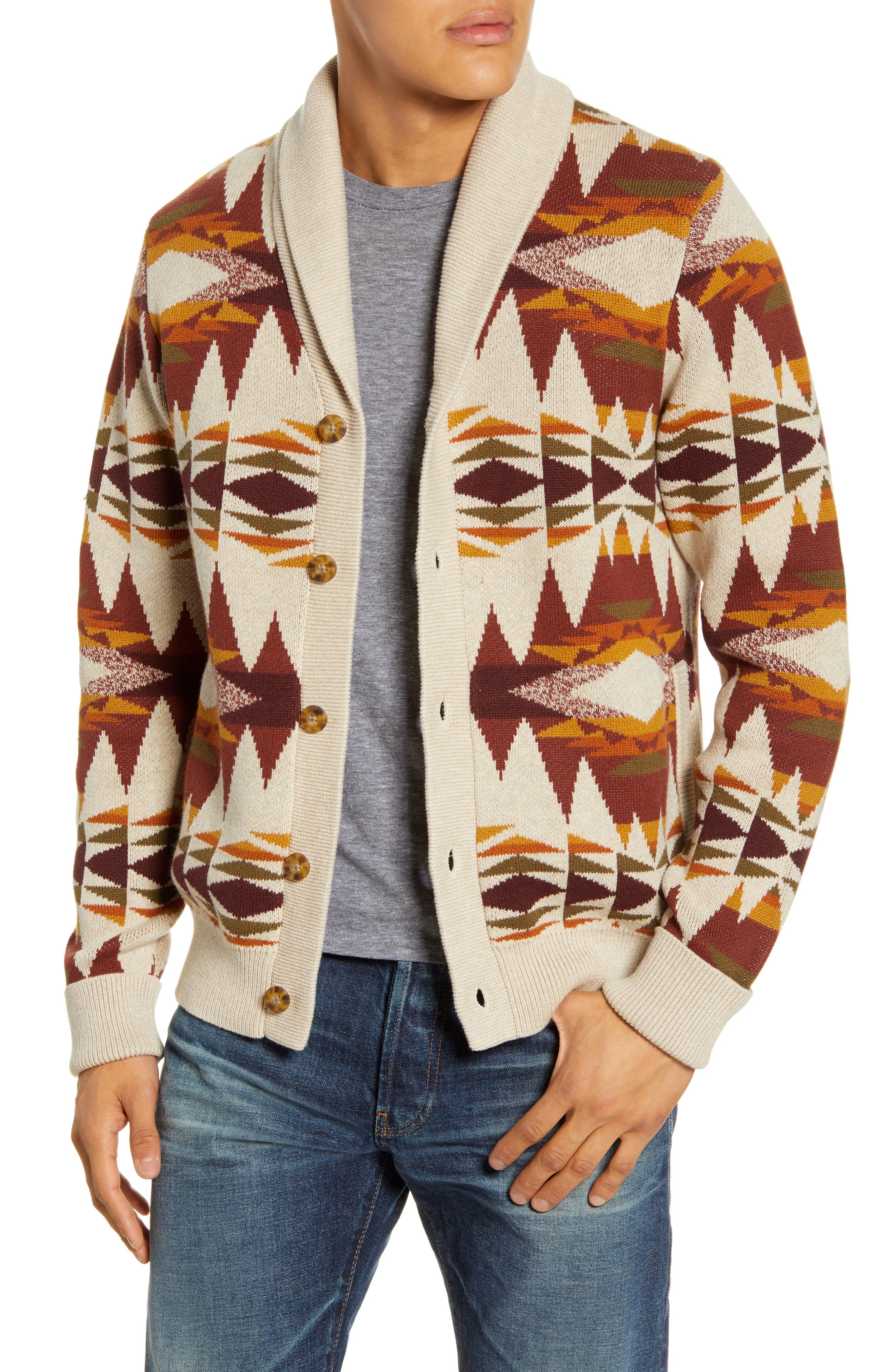 pendleton shawl cardigan