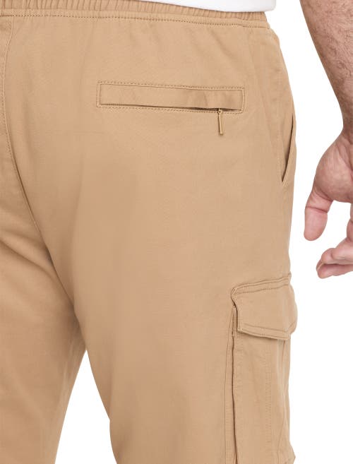 True Nation By Dxl Cargo Joggers In Burro