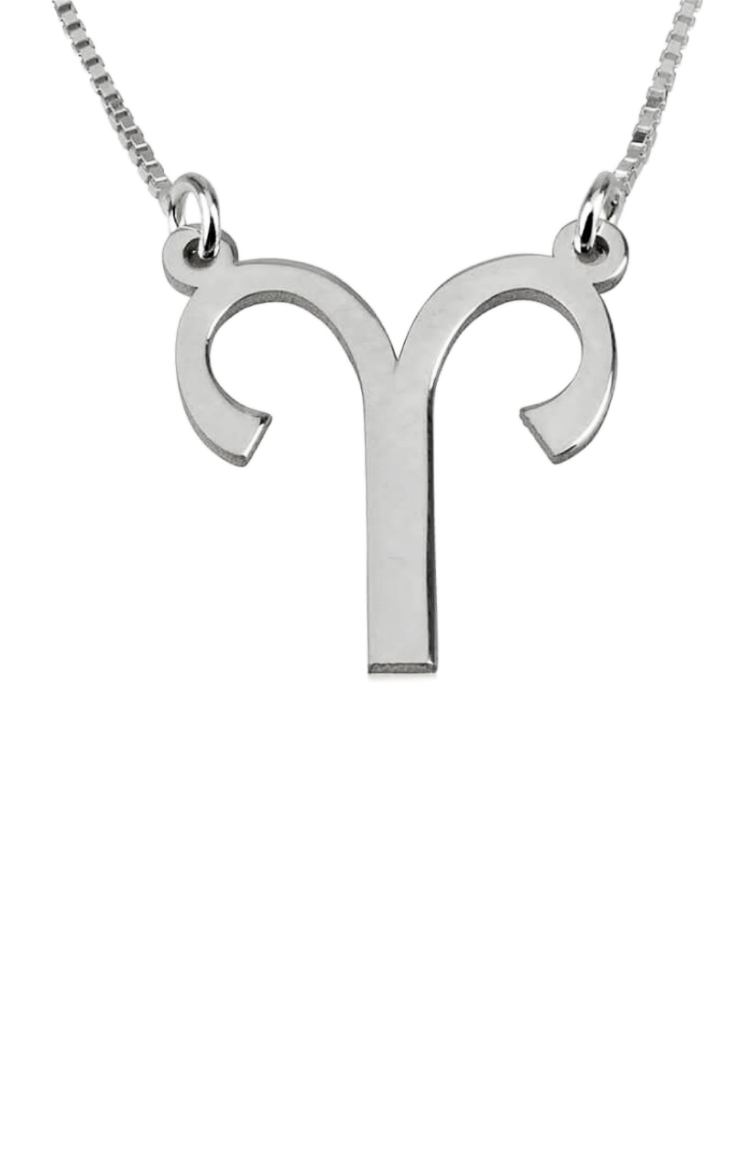 zodiac aries necklace