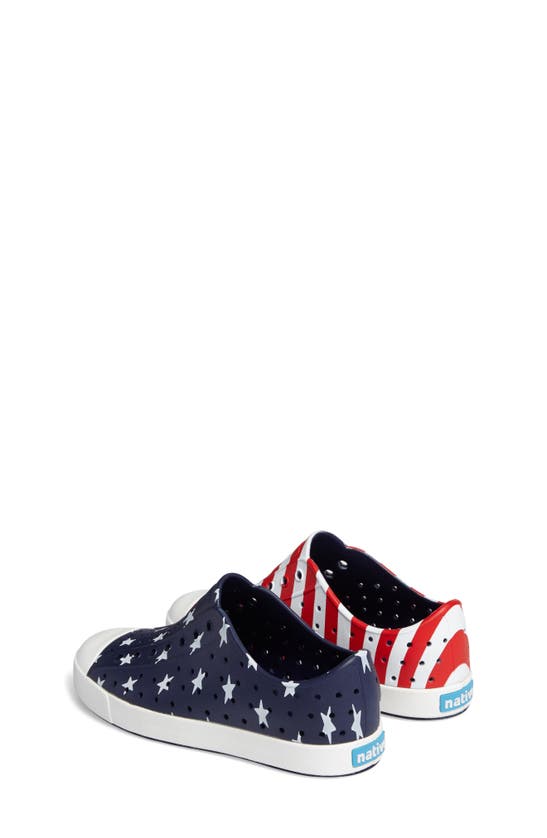 Native Shoes Kids' Jefferson Print Slip-on Sneaker In Rb/sw/sstr