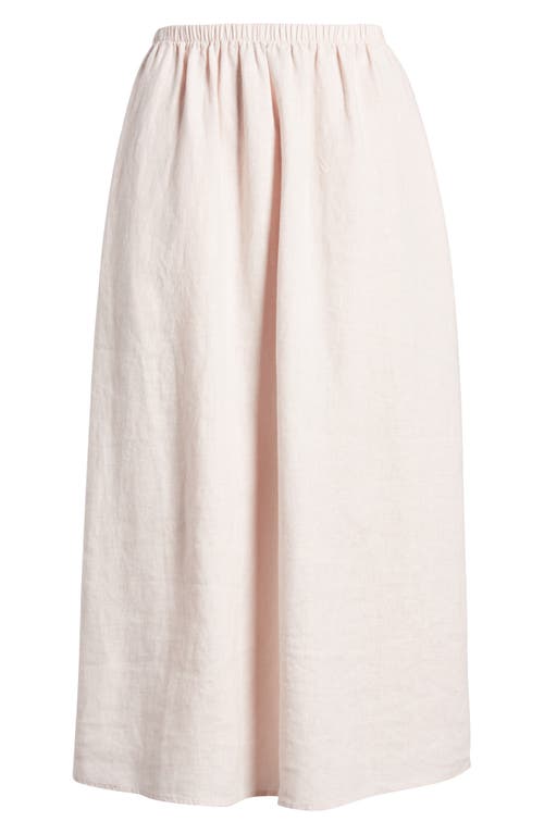 Shop Xirena Xírena Loretta Linen Midi Skirt In Day Lily