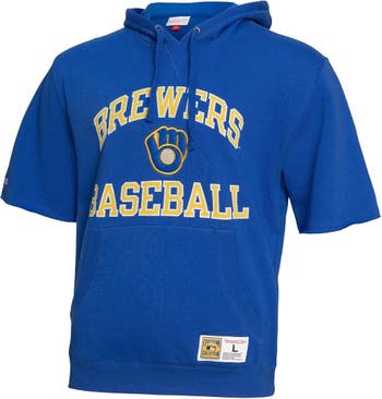 Men's Milwaukee Brewers Nike Royal Cooperstown Collection Logo T-Shirt